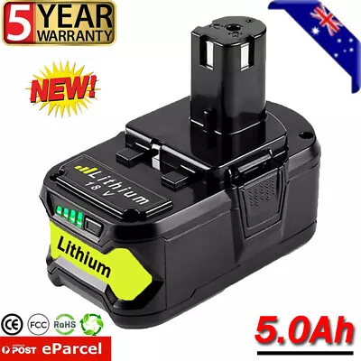 5.0Ah 18V Battery For Ryobi ONE+ PLUS Lithium-ion RB18L50 P108 P104 P102 Tools • $32.93
