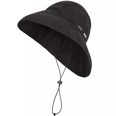 DLX Mens Ando Waterproof Outdoor Walking Hiking Adjustable Rain Hat - Black • $31.50