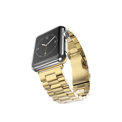 $13.99 • Buy Luxury Stainless Steel Strap Metal Watch Band For Apple IWatch Series 3 4 5 6 7 