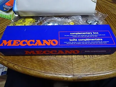 Meccano Complementary Set 3X 1987 New Open Box • £17