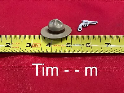 Custom Hat & Pistol For The Hartland Mountie Figure 800 Series • $21.99