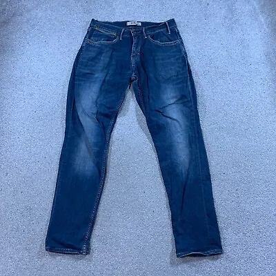 LEVI'S 519 Jeans Mens (32 Inch Waist) (32 Inch Leg) Slim Fit Blue Skinny • £17.99