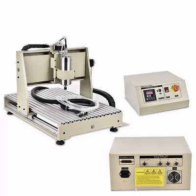 USB 4 Axis 15KW Engraving Machine CNC 6090 Router Engraver Milling + Controller • $984.87