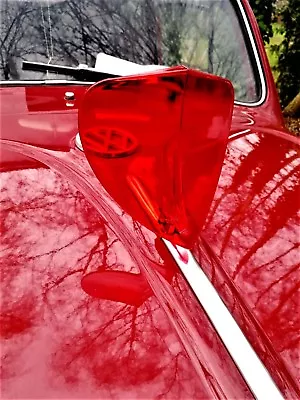 Wirbulator Wind Screen Deflector For VW Beetle Bug Type 1 Oval RED AAC251R • $63.85