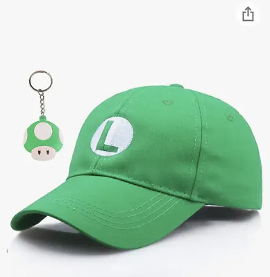Super Mario Bros Unisex Hat Cap Mari Luigi Cosplay Hat • $15.25