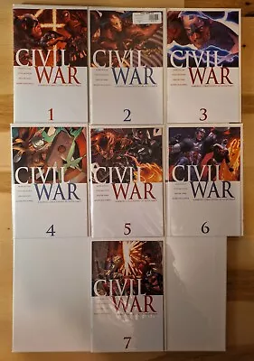 Marvel Civil War Comics Complete Set Seven Part Series First Appearance Ragnarok • $20