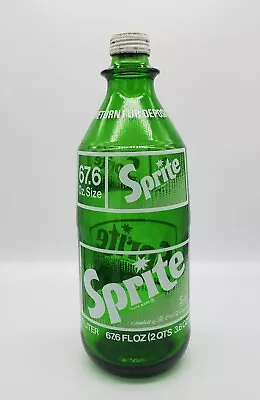 1977 Sprite 2 Liter Glass Bottle Coca-Cola Mid America Headquarters Lenexa KS • $69.99