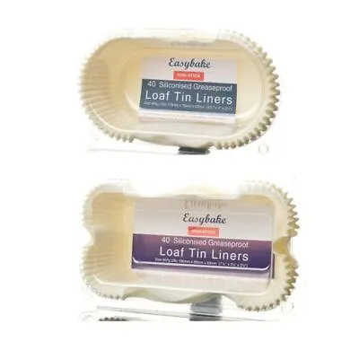 £8.95 • Buy Quality Double Sided Siliconised Greaseproof Loaf Tin Liners 1lb Or 2lb Size