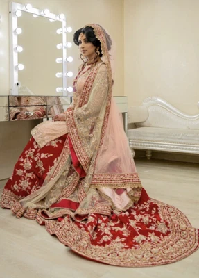 £475 • Buy Bridal Lengha Dress Asian Indian Pakistani