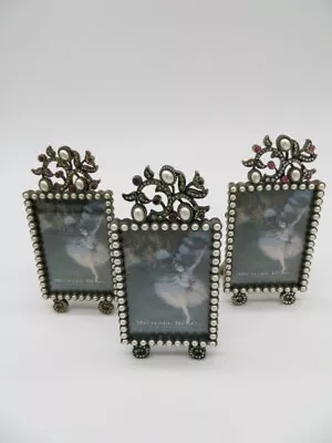 Michael Hero Victorian Lace Set Of 3 Small Rectangular Frames • $96