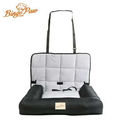 BingoPaw Pet Dog Cat Car Seat Safety Puppy Carrier Cover Travel Gear Booster Bed • £21.95