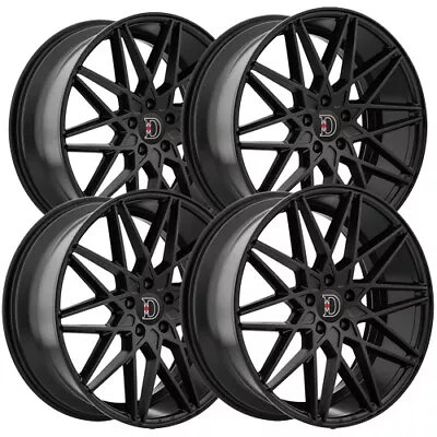 (Set Of 4) Defy D03 17x7.5 5x4.5  +35mm Satin Black Wheels Rims 17  Inch • $563.96