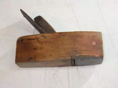 ANTIQUE G COLLINGS WOOD COFFIN PLANE + Blade Wm MARPLES SHEFFIELD TOOL WOOD • $16.99