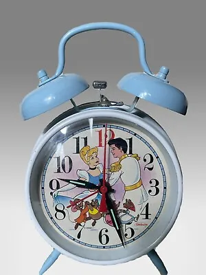 $59.94 • Buy Vintage Sunbeam Cinderella Double Bell Alarm Clock *Works Perfectly*