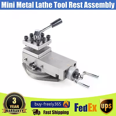 Metal Tool Holder Mini Lathe Set Accessories Metal Change Drill Lathe Assembly • $116.85