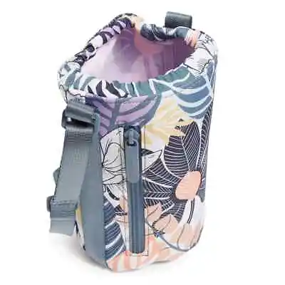 NWT Vera Bradley Lighten Up Water Bottle Crossbody Palm Floral • $25.99