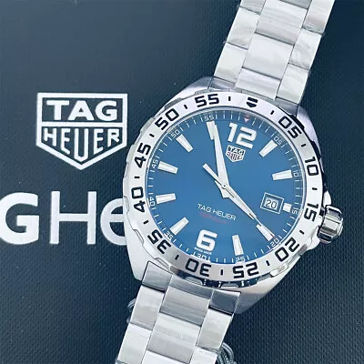 Tag Heuer Formula 1 Blue Dial Stainless Steel Men's 41 Mm Watch WAZ1118.BA0875 • $829.99