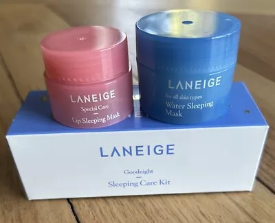 LANEIGE Good Night Kit Lip Sleeping Mask 3g + Water Sleeping Mask 15ml • $15