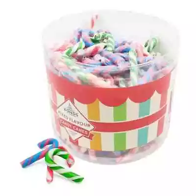 Bonds Mixed Flavour Candy Canes Tub 250 Piece Christmas Party BEST ONLINE PRICE • £99.99