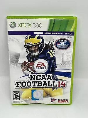 NCAA Football 14 (Xbox 360 2013) Disc Broken Case Broke READ!!! NON WORKING!!!! • $29.99