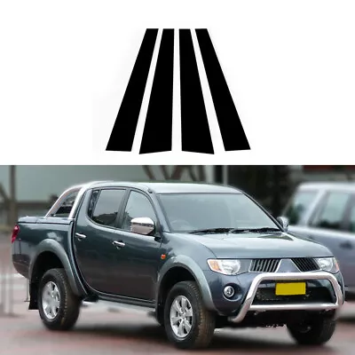 Door Window Pillar Posts Trim Stickers Decal For Mitsubishi Sportero 2005-2014 • $12.21