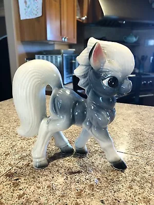 Vintage 1950’s / 60’s Kitschy Ceramic Japan Pony Horse Figurine Kitsch Rare • $32