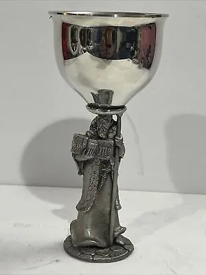 Vintage Bob Maurus For Gallo Solid Pewter Wizard/ Mage Goblet Wine Chalice 1985 • $167.55