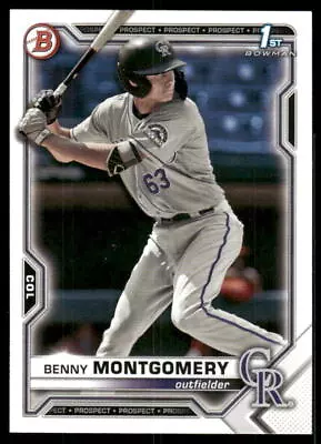 2021 Bowman Draft 1st Edition #BD-84 Benny Montgomery • $0.99