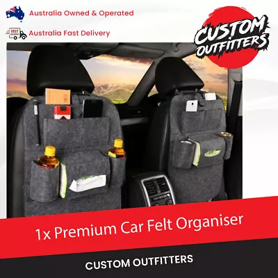 Car Back Seat Organiser Storage Ipad Suit Toyota Landcruiser 200 SAHARA GXL GLX • $31.35