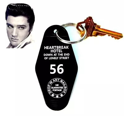 ELVIS PRESLEY Prop  HEARTBREAK HOTEL  Vintage Rock & Roll KEY TAG Concert 1956 • $8.99