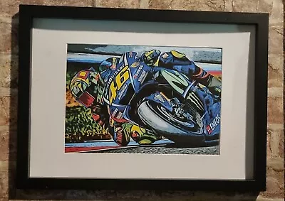 Valentino Rossi 46 Motorcycling Superbikes Pop Art  Tribute Picture Wall Art  • £3.99