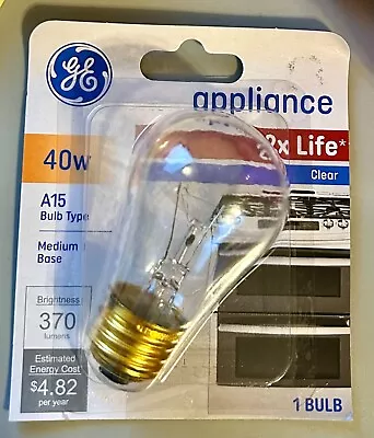 New GE Or Generic 40 Watt Appliance Microwave Oven Refrigerator Light Bulb • $5.98