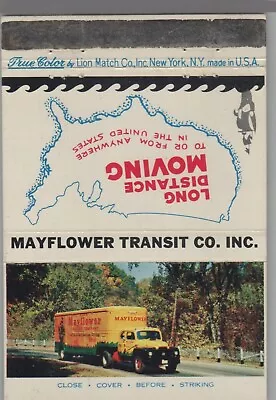 Matchbook Cover - Truck Mayflower Transit Co. - Moving • $7.95