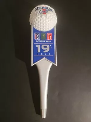 Plastic Michelob Light Golf 19th Hole Draft Beer Tap Handle Screw On PGA LPGA • $50