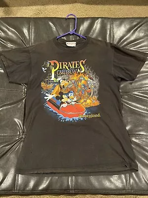 Vintage Disneyland Pirates Of The Caribbean Dead Men Tell No Tales Tee Shirt • $130