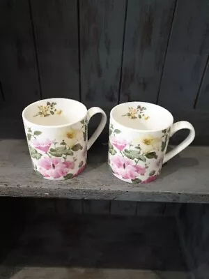 Katie Alice Floral China Cups X 2 Coffee Tea Mug  • £10