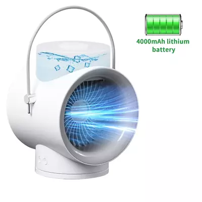 Electric Portable Mini Air Conditioner Fan Evaporative Air Cooler Fan Humidifie • $34.80