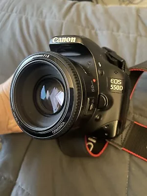 Canon EOS 550D 18.0MP DLSR • £220