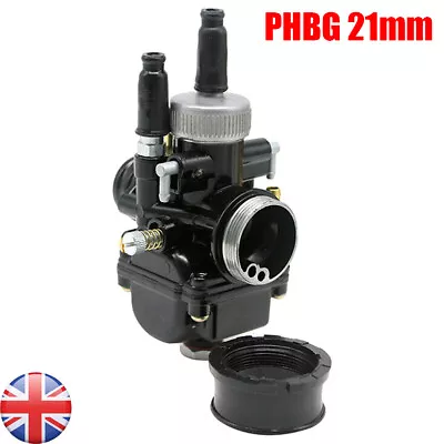 PHBG DS 21mm 2 Stroke Racing Carburetor Carb For 50cc Motorcycle Dirty Bike Carb • £16.87