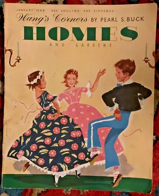 Collectable Vintage Homes And Gardens Magazine January 1948 • £17.99