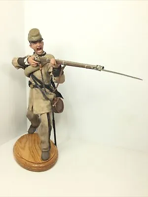 1/6 Custom Confederate Infantryman “rebel Yell” Charging Civil War Musket +stand • $595