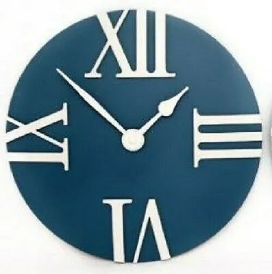 Large Roman Numeral Contemporary Design Clock * 30 X 30 Cm Diameter  • £15.95