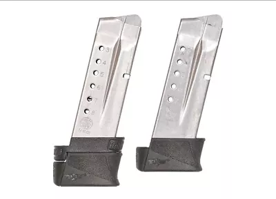 XTech Tactical MTX +2 Magazine Extension For S&W M&P Shield 9mm 7rd Or 8rd Mag • $19.95