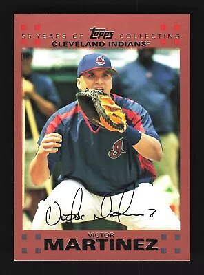 Victor Martinez Cleveland Indians 2007 Topps Copper #434 Ser. # /56 • $19.99