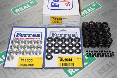 Ferrea 110LBS Dual Valve Springs & Ti Retainers Honda B18C B16A1 B16A3 KT4036 • $1001.38