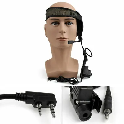 5x HD01 Z Tactical Bowman Elite II Headset U94PTT For Kenwood Walkie-Talkie E7 • £95.98