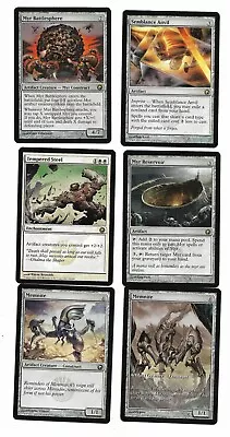 6 -Scars Of Mirrodin Game Day Promo Memnite+ Myr Battlesphere + 4 All Pack Fresh • $20