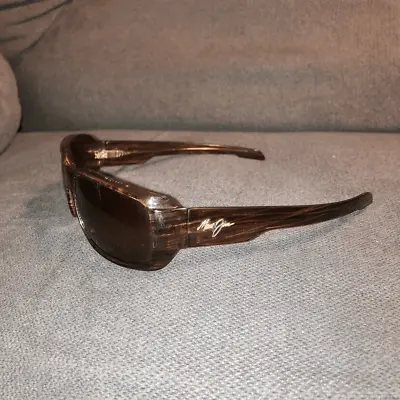 Maui Jim Hamoa Beach Brown Rootbeer Bronze Polarized Sunglasses Italy • $80