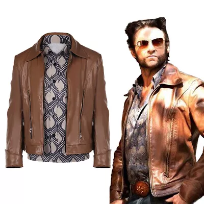 X-Men Wolverine Cosplay Costume Outfits Halloween Carnival Jacket + Shirt Suit • £65.86