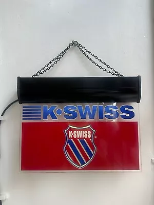 Vintage K Swiss Shoes Light Sign Store Display 90s / Y2k • $150